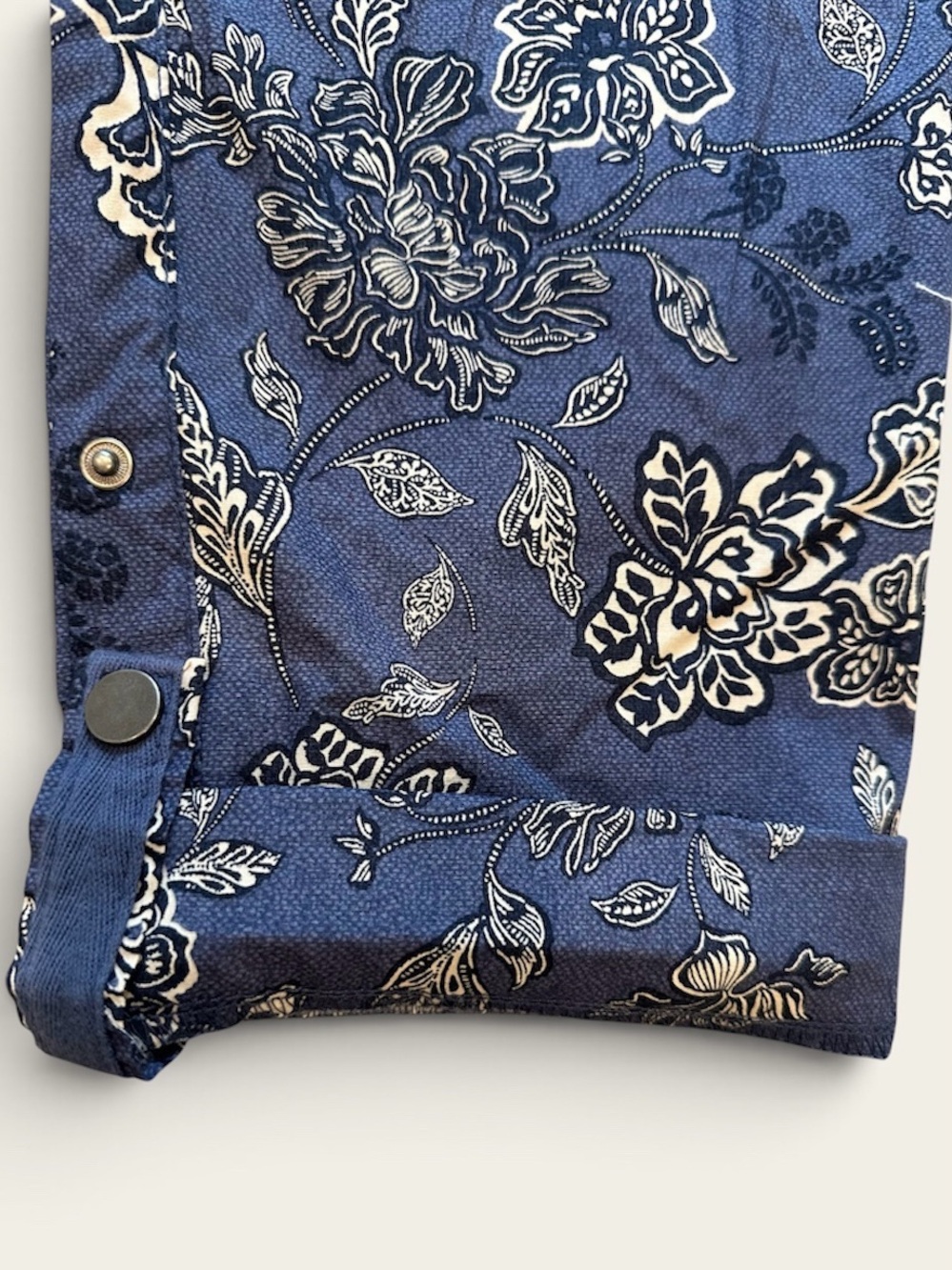 Democracy Flex Ellent Floral Utility Cargo Pants Size 10 Blue - Picture 5 of 9
